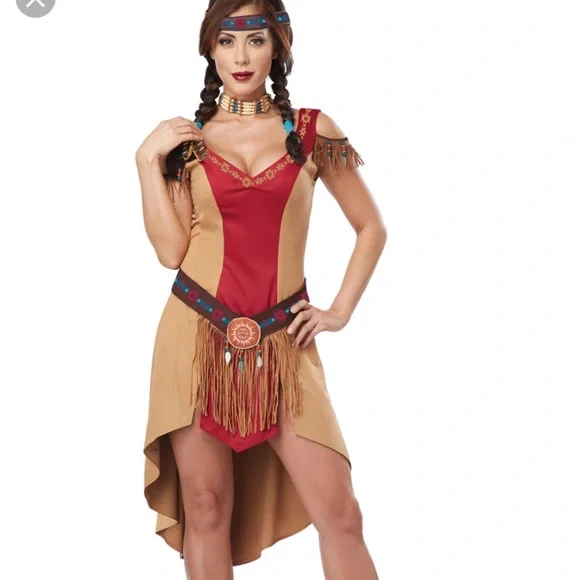 men's black leather dress boots Princess Pocahontas Costume Dress – Luxury Kids Costume by Teresita Orillac  – Joy Costumes main image 1